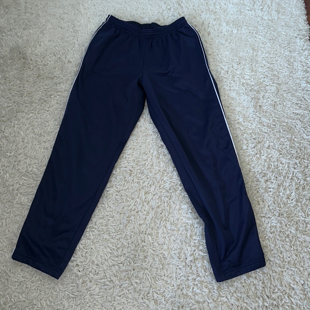 Trackpants, tracksuit, brand: A4, size: L, blue with white straps